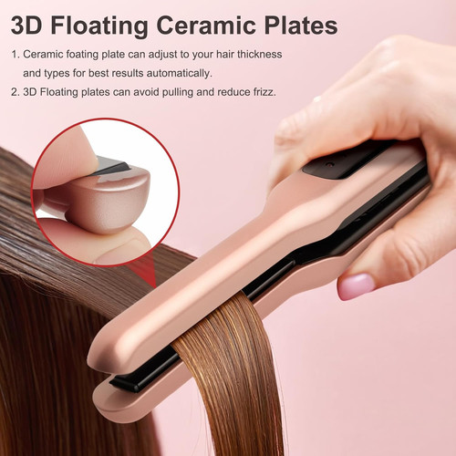 Ceramic mini hair straightener - hair,