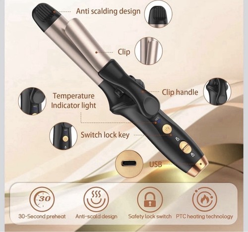 Cordless travel hair - travel, curler