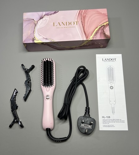 Mini thermal hot brush comb - hot,